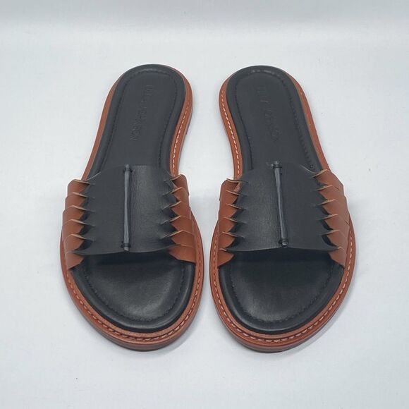 Ulla Johnson Ameya Twisted Contrast Slide Sandals size 39 - Picture 4 of 12